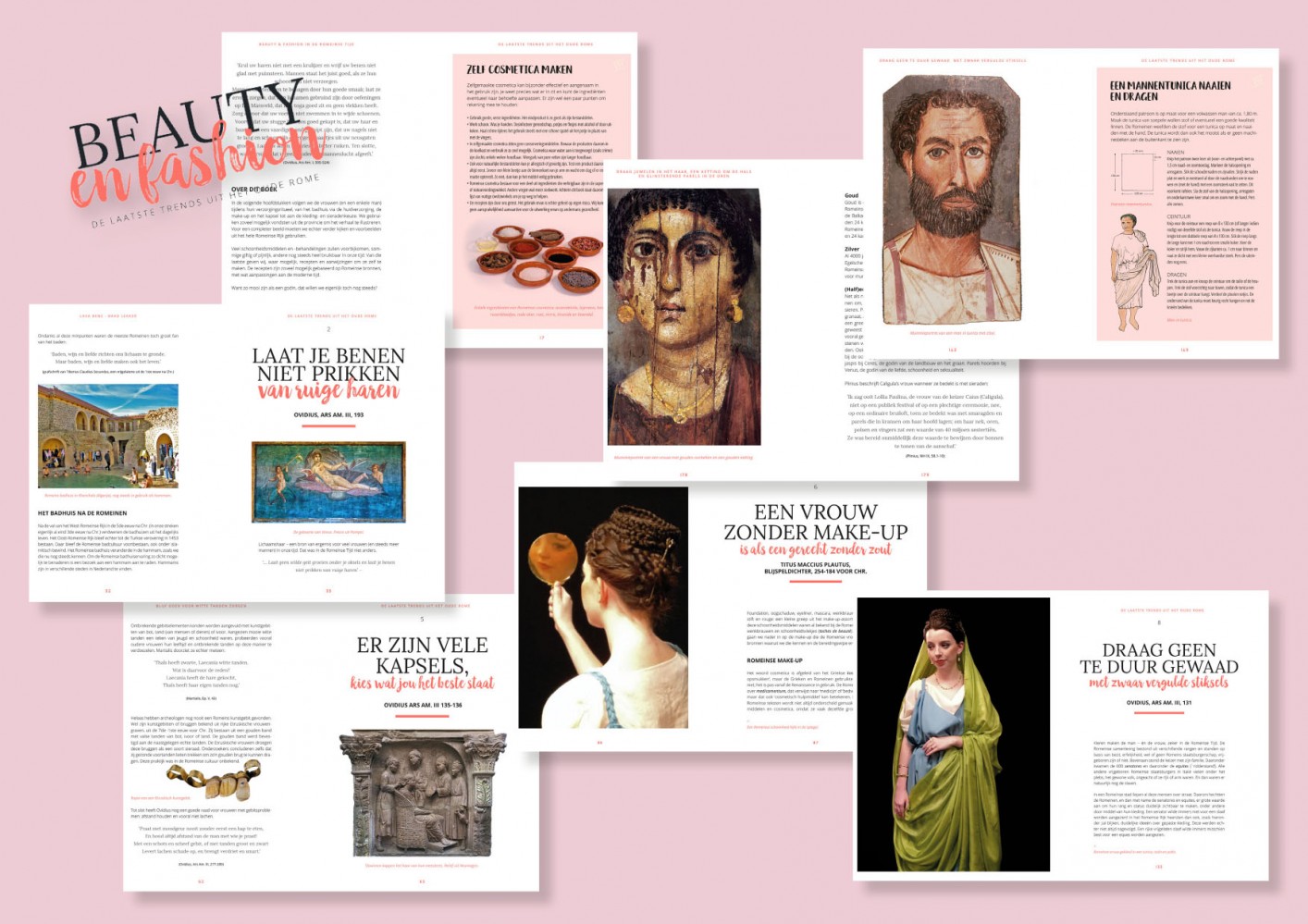 Beauty en fashion, de laatste trends uit het oude Rome